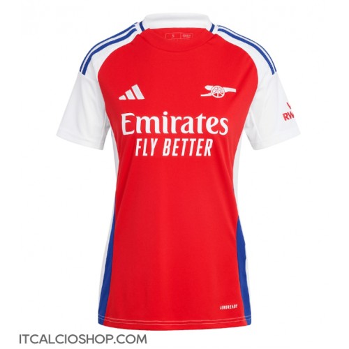 Arsenal Martin Odegaard #8 Prima Maglia Femmina 2024-25 Manica Corta Arsenal Martin Odegaard #8 Prima Maglia Femmina 2024-25 Manica Corta